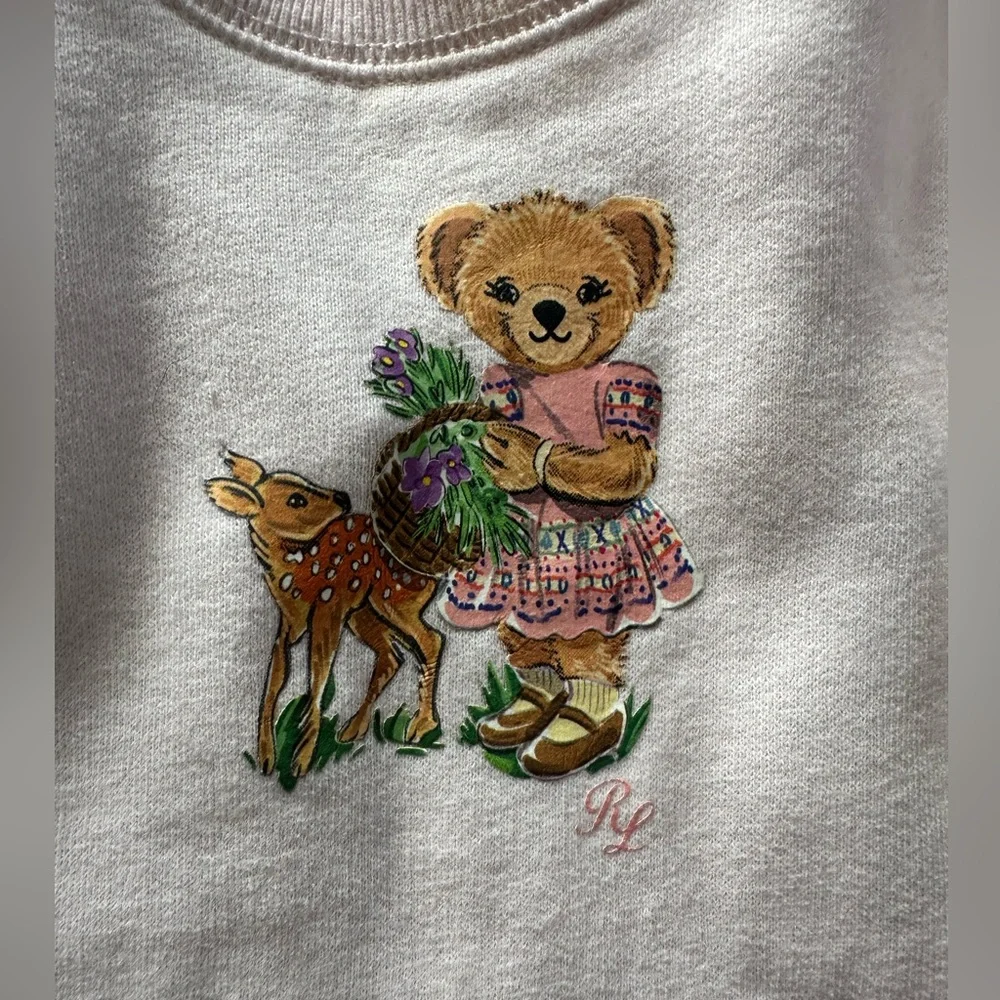 Baby girl Ralph Lauren Bear bodysuit